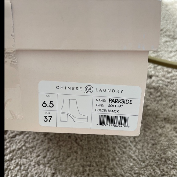 Chinese Laundry Parkside Platform Patent Bootie Size 6.5 - Picture 7 of 10
